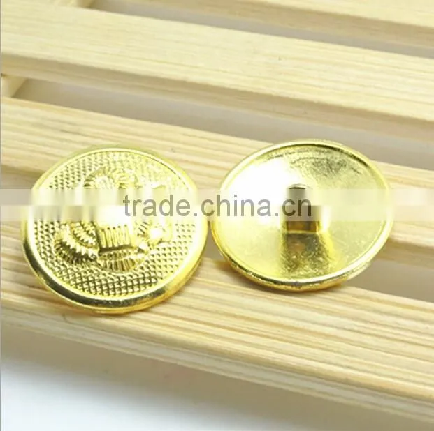 alloy button with bottom loop