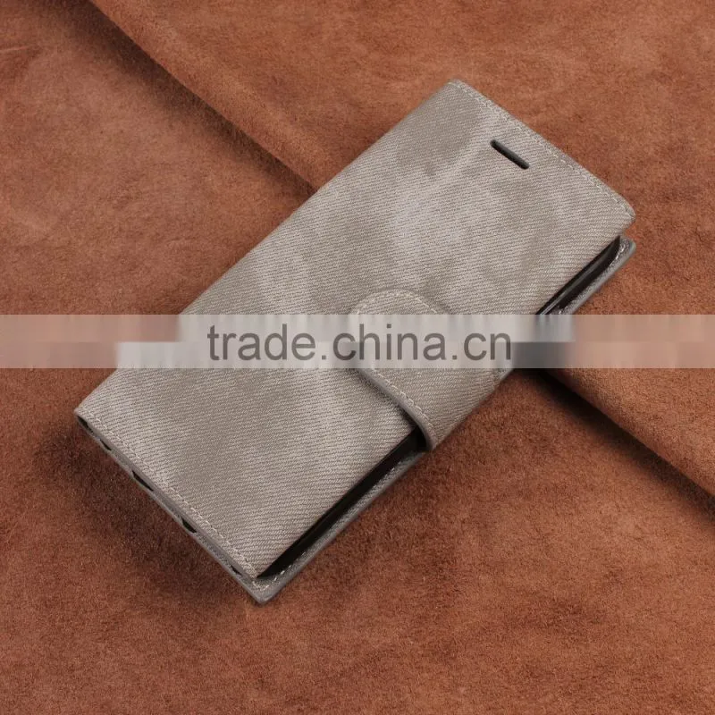 2016 Hot Denim Cell Phone case with many card slots