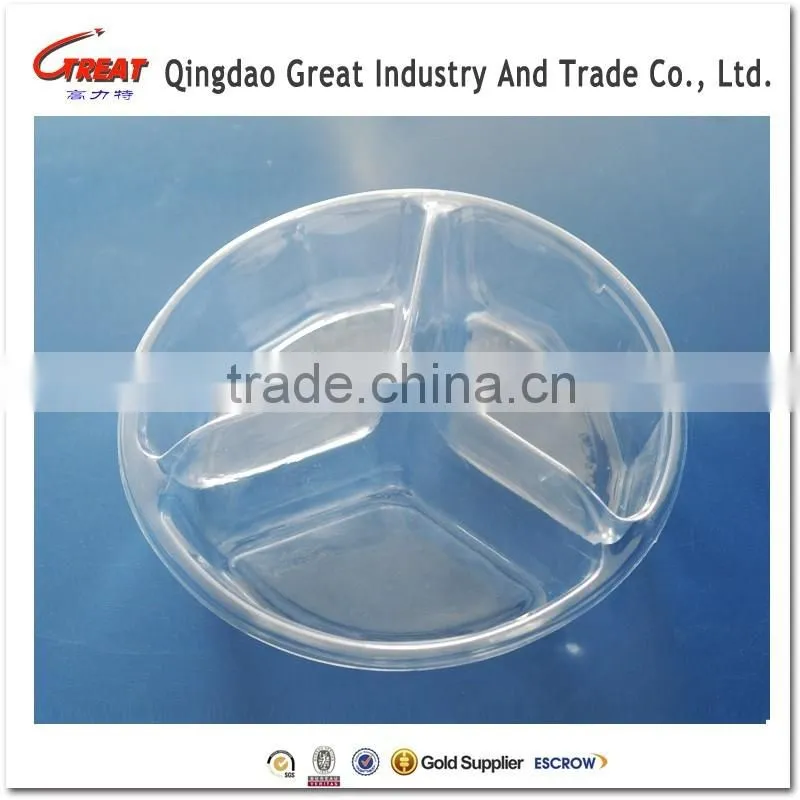 PET Plastic Type and Tray Type fruit salad packaging tray