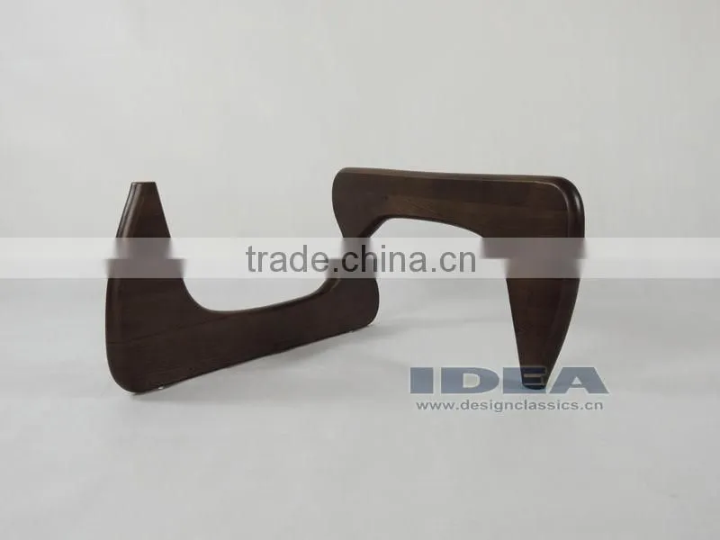 Replica Isamu Nguchi Coffee Table Solid Ash Wooden Base Stained Walnut Color