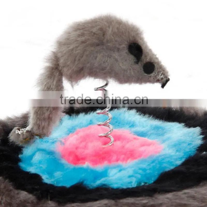 Cat Toy Pet Toys Supplies Spring Mouse Moving Mice Funny Kitten Play Plush New