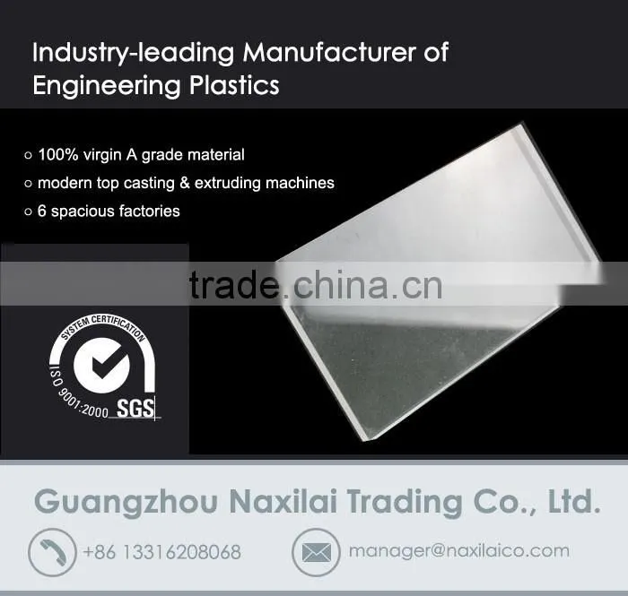 2016 hot sell crystal handles 100% virgin material acrylic balustrade