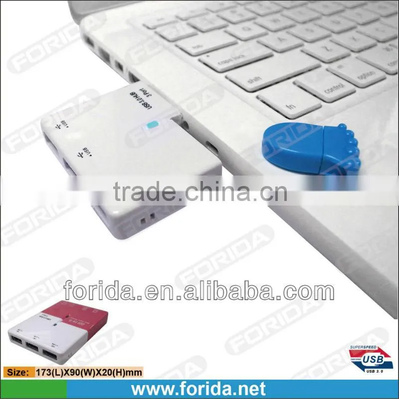 3 ports hub & 4 slots card reader SD/MS/M2/TF-usb 3.0 combo card reader