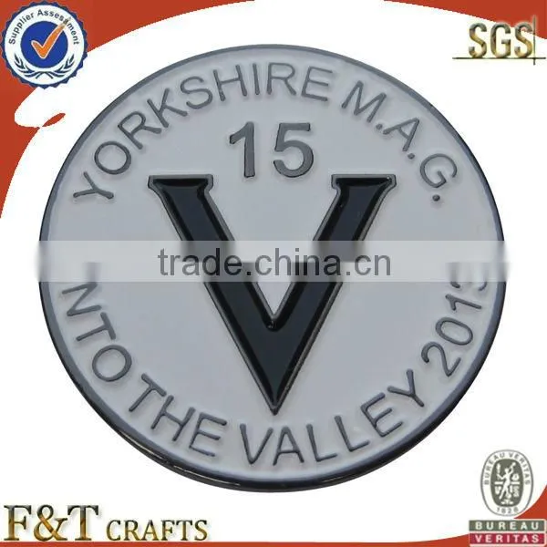 promotional advertising gift metal flashing badge