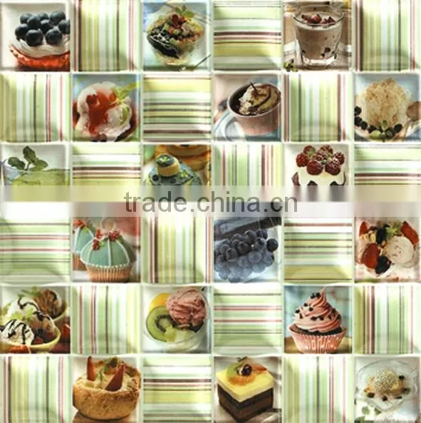 300*300mm restaurant kitchen tile floor tiles glazed tile 3d mosaic tile ceramic wall tile