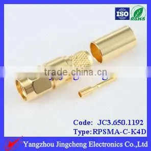 LMR240 cable connector RPSMA male crimp male body female socket