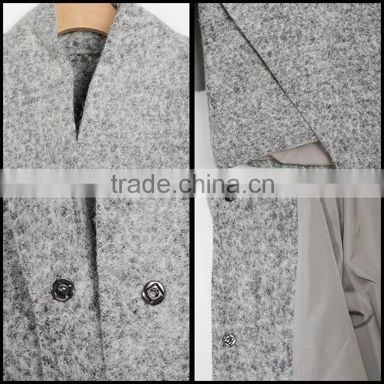 Oem Wholesale Cheap Custom Fashion Women Coat No Zipper Hoodie Parka Overcoat Jacket