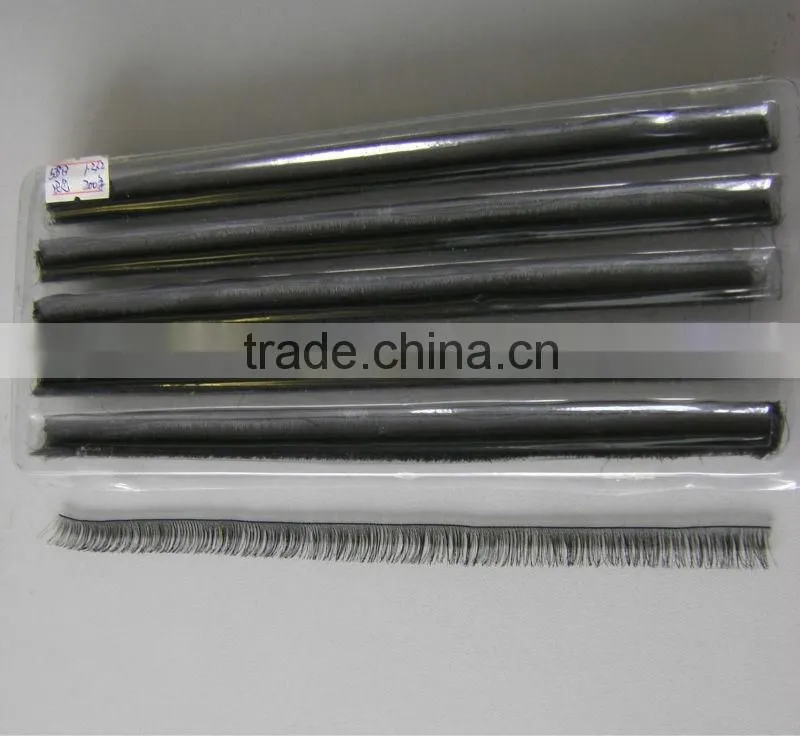 black/brown long false eyelash strip toy eyelashes for American girl