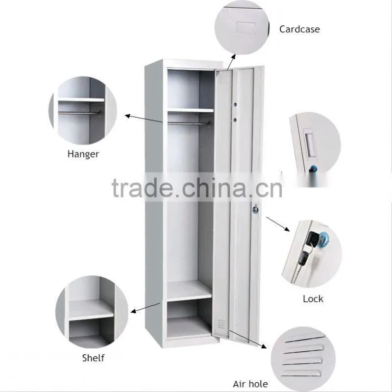 Single door workshop metal cabinet used/clothes workshop metal cabinet used/Kd steel workshop metal cabinet used