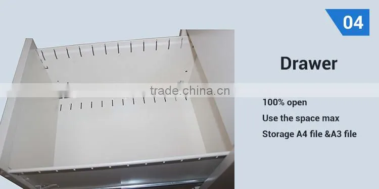 office vertical 3 drawer metal file cabinet for folders