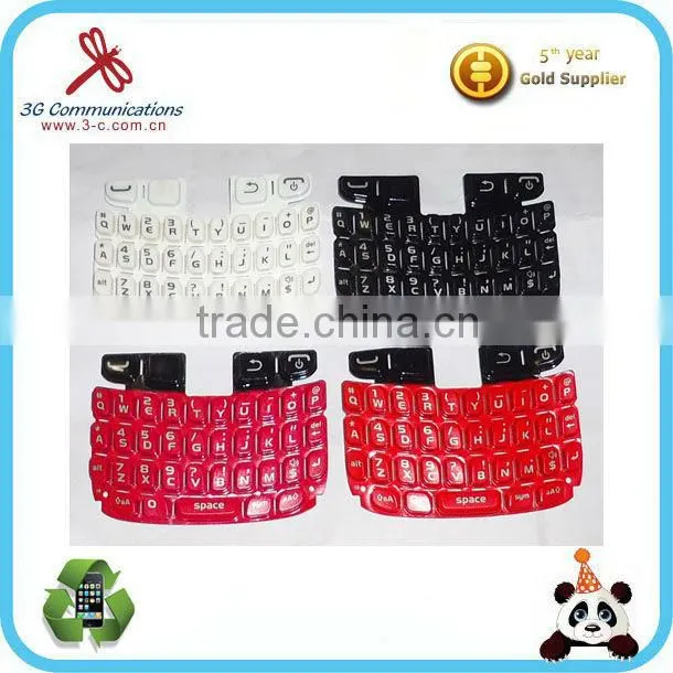 mobile phone color keypad for Blackberry Torch 9800 English keypad for blackberry bb 9800 9810 keypad frame
