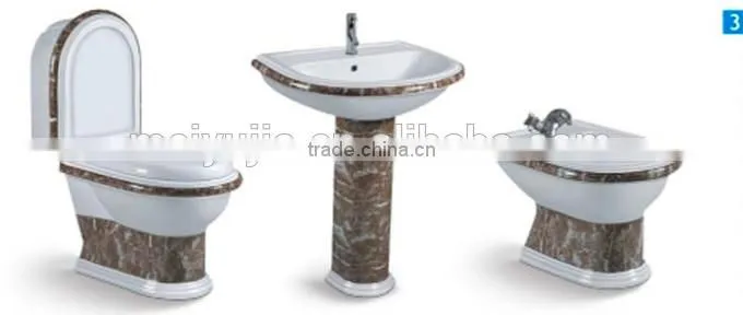 Ceramics sanitary ware washdown 2 pcs toilet,Ceramic Bathroom pedestal basin