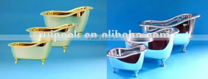 PP container for bathtub products, plastic mini bathtub container, plastic gift container