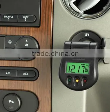 Digital LCD Battery Monitor swivels