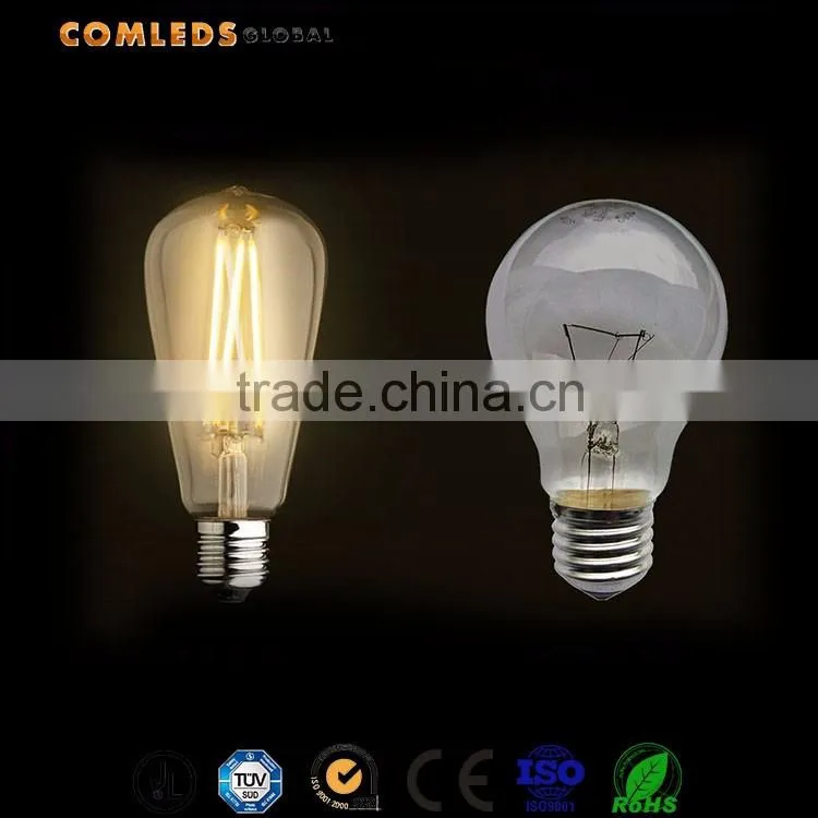 antique c35 e14 e12 a19 frost lamp filament cob led bulb st64