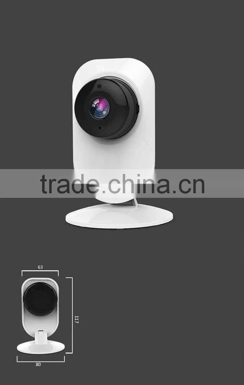 New Arrival Support WPS APP Video Push TF Card Slot Baby Monitor 720P Mini Wireless IP Camera