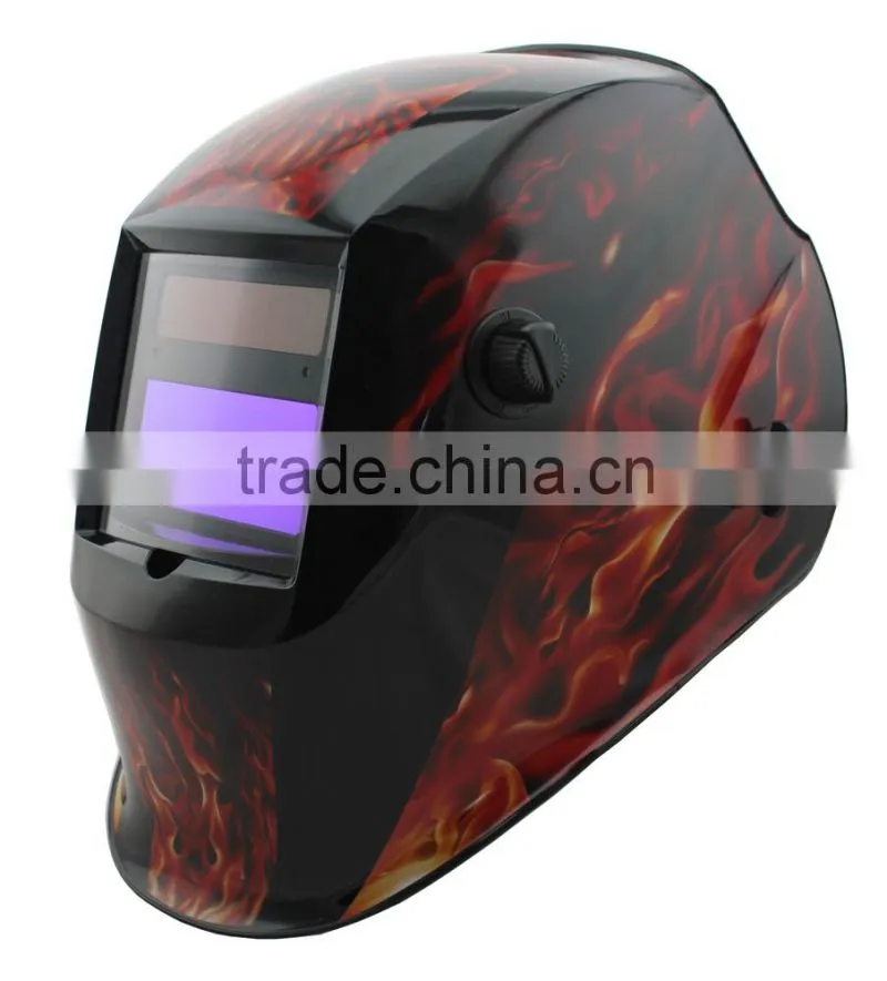 Welding helmet with single shade