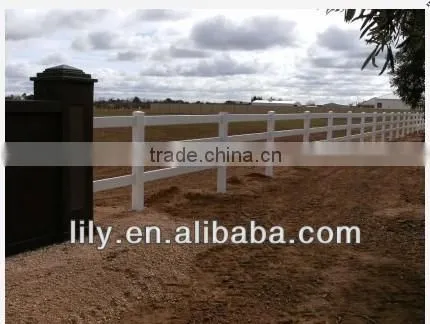 PVC ranch fence