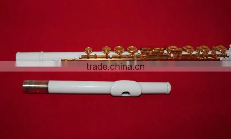 White lacquer phosphor copper flute