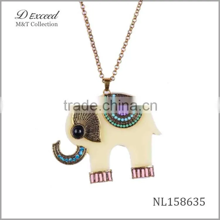 factory wholesale elephant pendants necklace,new design pendants necklace