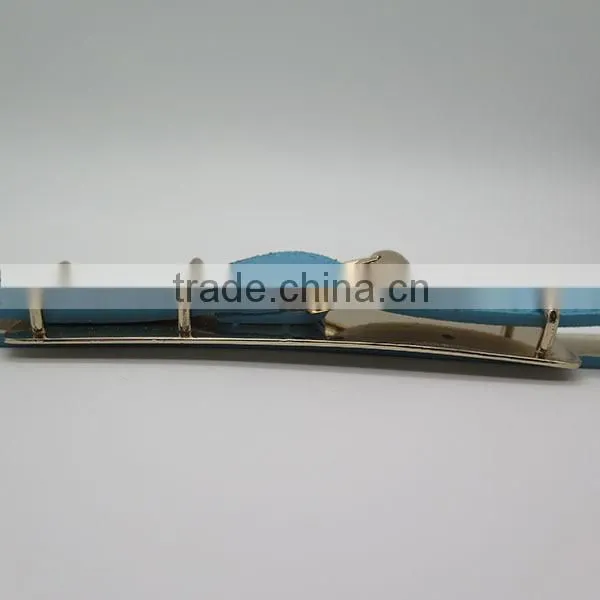 Leather skinny belt without tassels for women