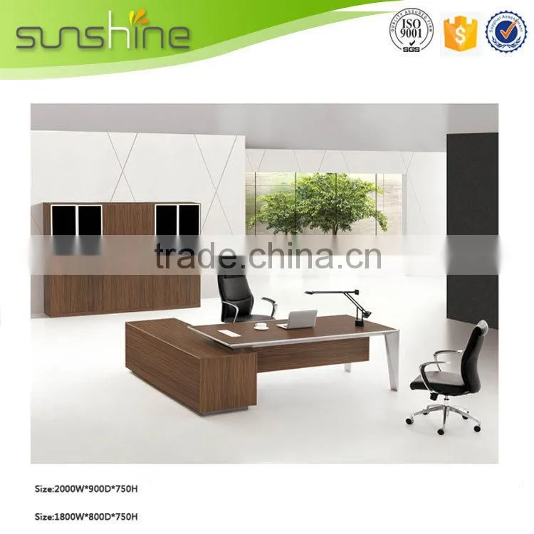 Cheap price custom Hot sale industrial style executive desk
