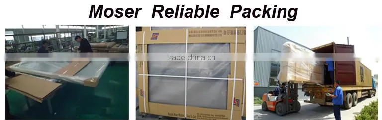 thermal break heat insulation aluminum double glazed white color window
