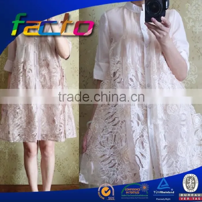 Wholesale 100% Polyester organza fabric cheap chiffon