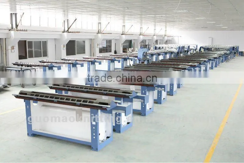 single system computerized flat knitting machine