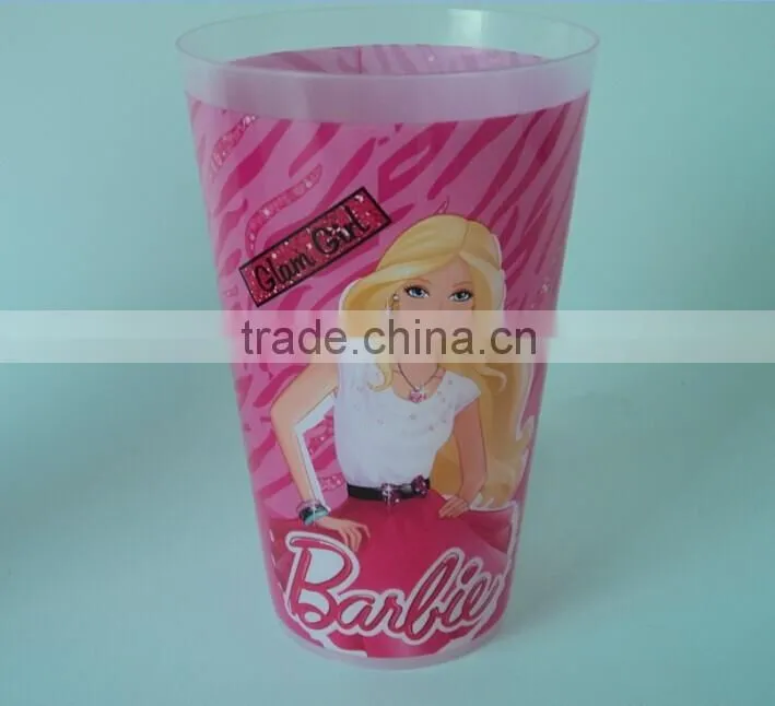 Eco-friendly 14OZ Plastic Drinking Tumbler with full color heat transfer printing