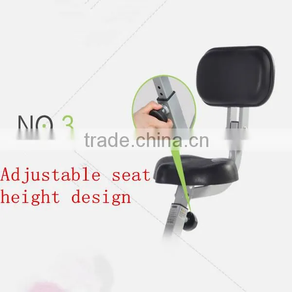 The new item Luxury home gym fitness equipment spin bike with backrest