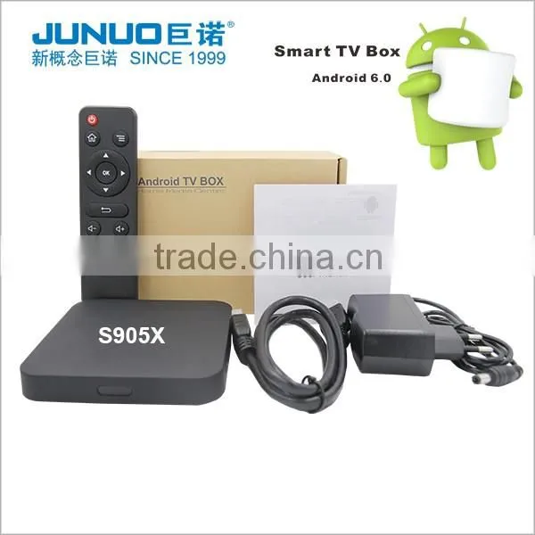 2016 best Android TV BOX Kodi Amlogic S905X Smart ott tv box