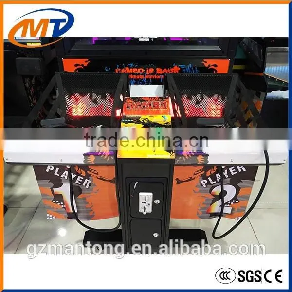 Multiplayer simulator gun shooting game machine /adult shooting game machine Rambo for sale