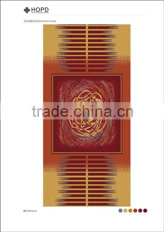 Exquisite hotel corridor carpet with modern pattern