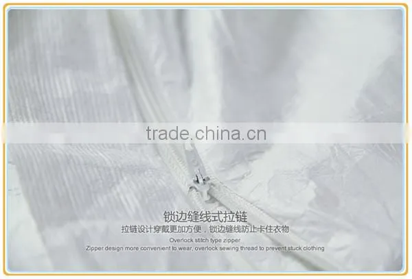 disposable PET/PP oil-resistant waterproof gown