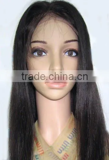 5a grade 100% virgin remy human hair full lace wig with fast delivery