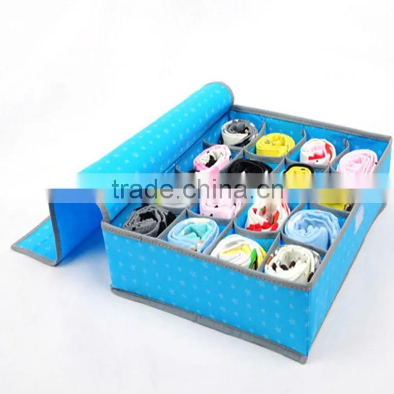 2014 Fashion New Design Foldable Fabric Storage Box