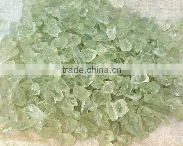 2~3cm 100% Natural Untreated Rough Green Crystal Tumbled Stones