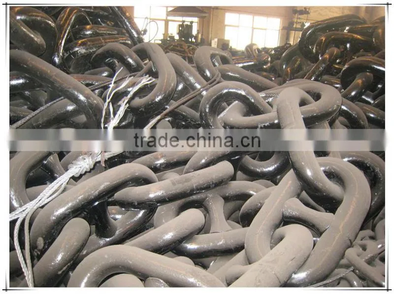 Welded Steel Black Stud Link Anchor Chain