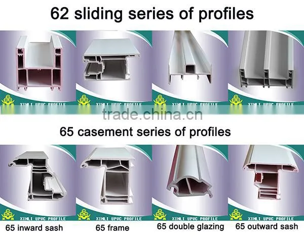 high quality upvc window profile similar as Germany veka for PVC window and door