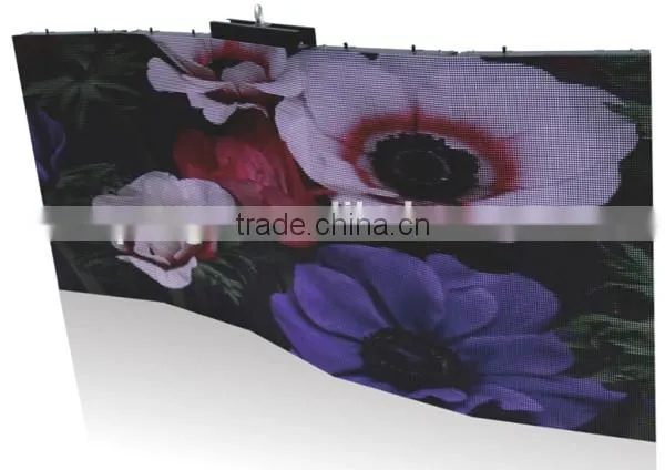 Flexible curtain led video wall