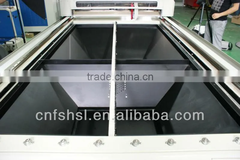 New development 20 years guarantee laser cut 25-30mm acrylic and 1-2mm stainless steel metal co2 laser cut machine 1300*2500mm