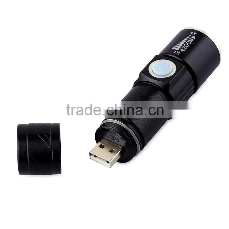 New model usb rechargeable mini led torch