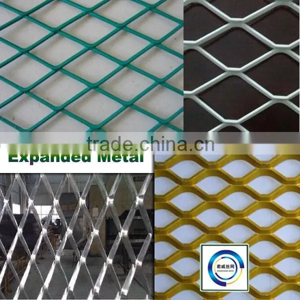 Small Hole Aluminum Expanded Metal Mesh For Decoration
