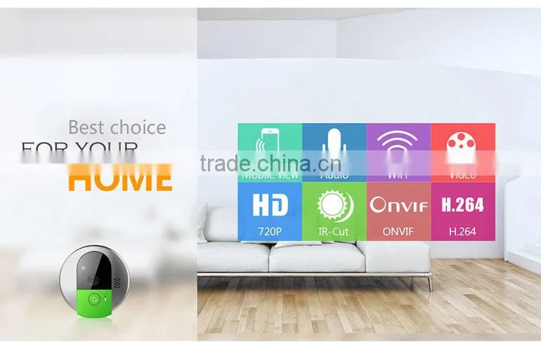 VStarcam Smart Home Plug and Play 720p Android iPhone security wifi doorbell camera