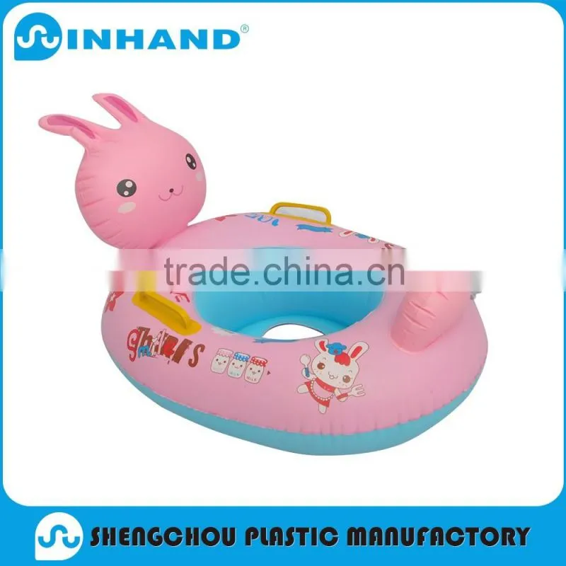 2016Best-selling Promotional Logo Printing Nontoxic pvc inflatable baby red rider/swimming pool float line/rider portable speake