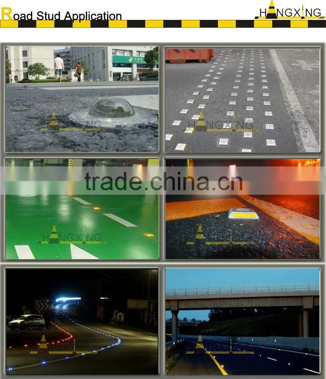 RS27 LED synchronous flashing solar road stud aluminium made