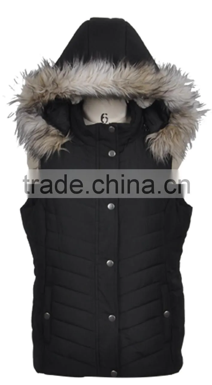 Runtex Ladies padded jackets without sleeves RLJ079
