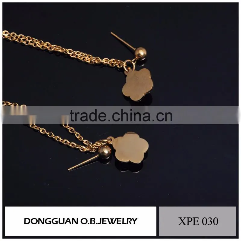 Wholesale 925 sterling silver new 2016 latest gold earring designs earring for girls
