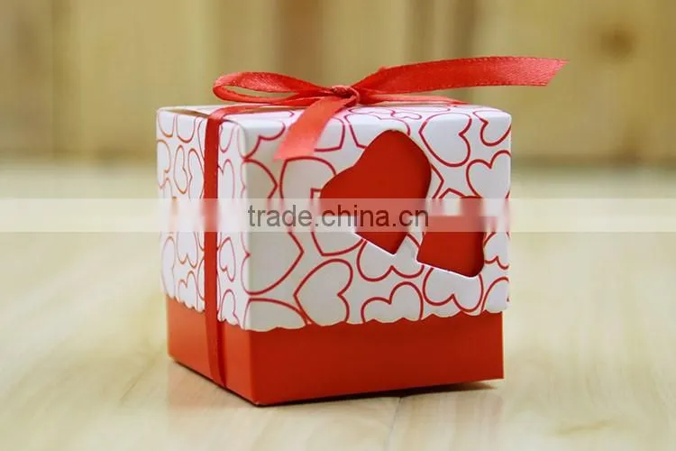 Heart Wedding Box Bomboniere Candy Box Wedding Gift Favour Party Supply